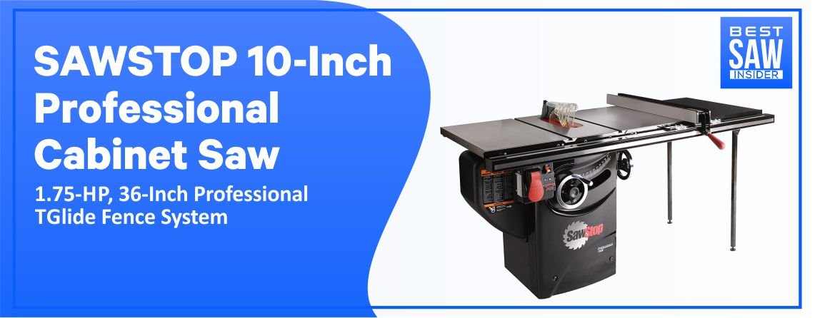 SawStop PCS175 Table Saw—Professional Cabinet Table Saw