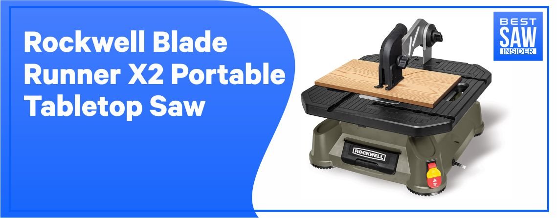 Rockwell Blade Runner X2 - Portable Table Top Saw