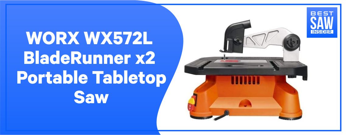 WORX WX572L BladeRunner x2 Portable Table Saw